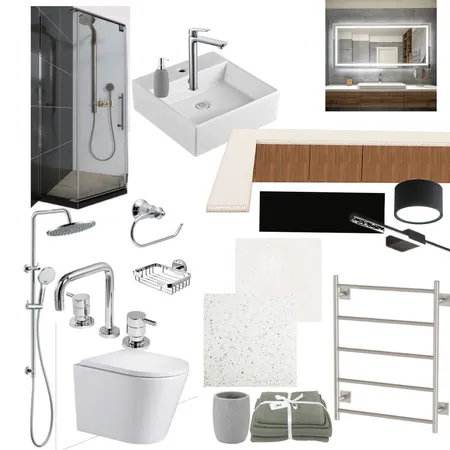 Bathroom Option 1 Interior Design Mood Board by Rajdeep on Style Sourcebook