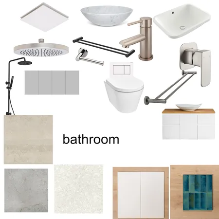 bathroom granny flat Interior Design Mood Board by katewhy on Style Sourcebook