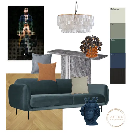 Colour Interior Design Mood Board by Layered Interiors on Style Sourcebook