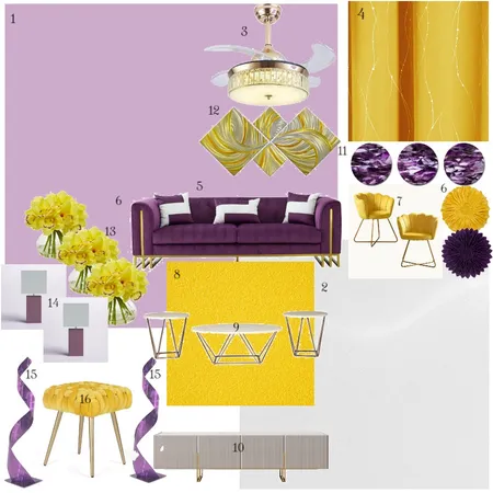 Complementary Living Room Interior Design Mood Board by Michela on Style Sourcebook