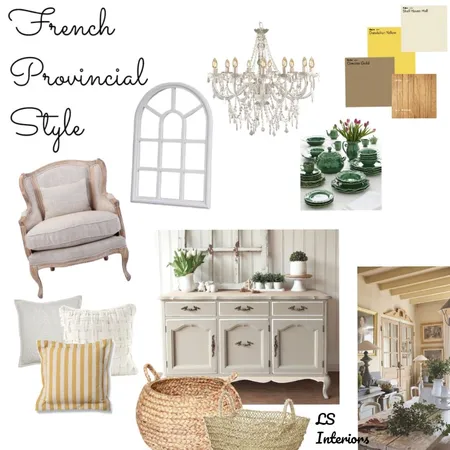 French Provincial Inspiration Interior Design Mood Board by LS Interiors on Style Sourcebook