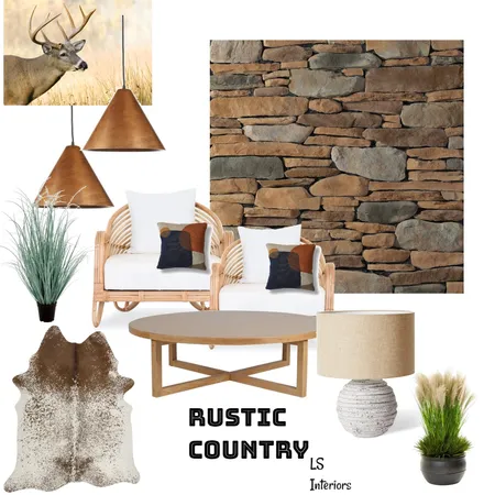 Rustic Country Interior Design Mood Board by LS Interiors on Style Sourcebook