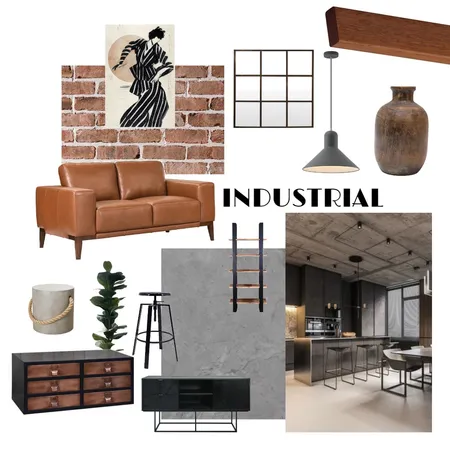 Industrial - Mood Board 2 Interior Design Mood Board by Studio Shachi on Style Sourcebook