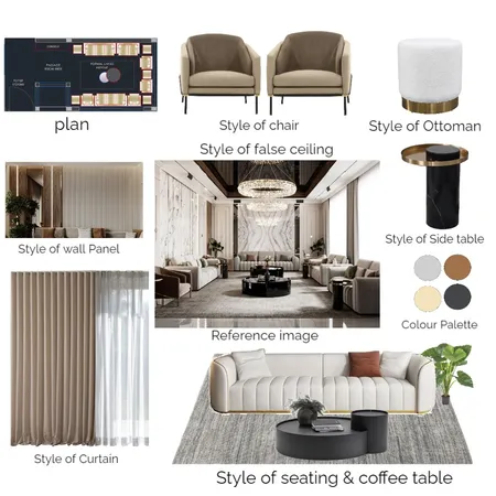 formal living Interior Design Mood Board by haze creation on Style Sourcebook