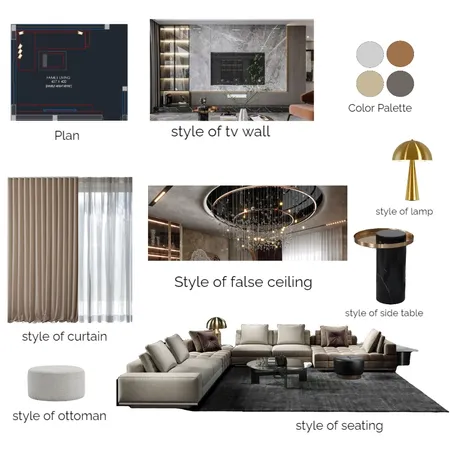 family living Interior Design Mood Board by haze creation on Style Sourcebook