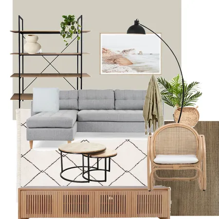 Coastal Farmhouse living room Interior Design Mood Board by Alison Benn on Style Sourcebook