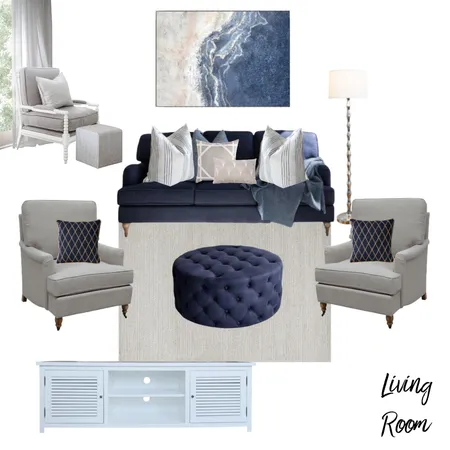 Living Room - Kogarah Bay Interior Design Mood Board by Style My Home - Hamptons Inspired Interiors on Style Sourcebook