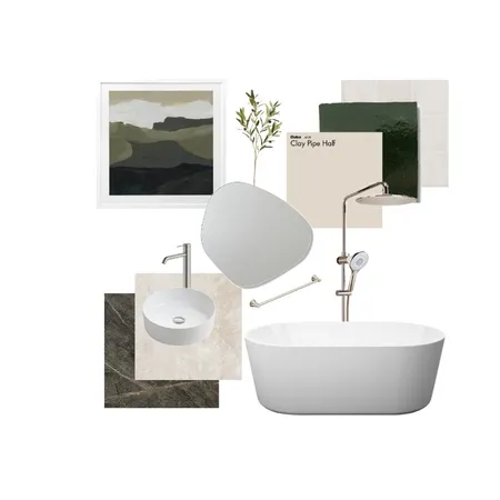 Organic Bathroom Vibes Interior Design Mood Board by Bethany Routledge-Nave on Style Sourcebook