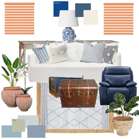 Living Room view from fireplace Kitch behind Interior Design Mood Board by doodles on Style Sourcebook