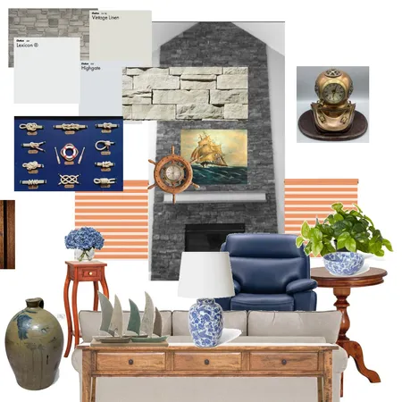 fireplace head on Interior Design Mood Board by doodles on Style Sourcebook