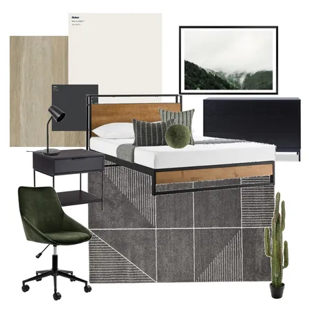 Harrison's Bedroom Interior Design Mood Board by melmarkw01@gmail.com on Style Sourcebook