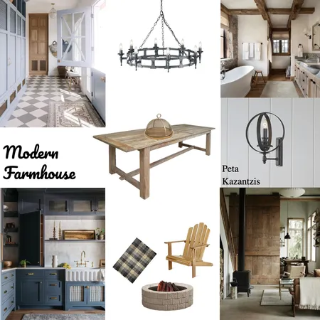 Modern Farmhouse Interior Design Mood Board by PetaMaree on Style Sourcebook