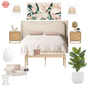 Beach house Bedroom3 Interior Design Mood Board by sally guglielmi on Style Sourcebook