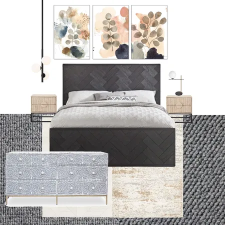 warm contemporary bedroom Interior Design Mood Board by Ash13 on Style Sourcebook