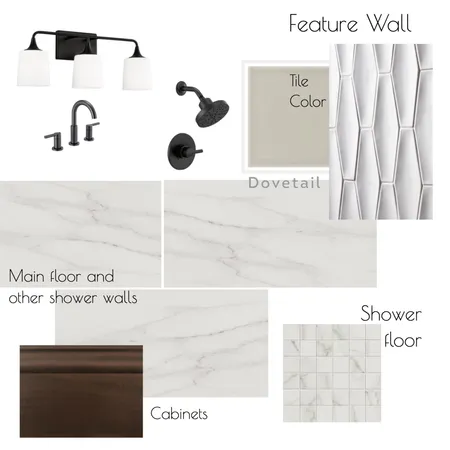 Master Bath Interior Design Mood Board by un·ti·tled designs on Style Sourcebook