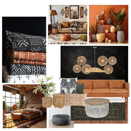 African style interior Interior Design Mood Board by Natasha Mashaa on Style Sourcebook