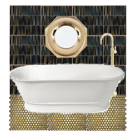 GOLD BATHROOM MOODBOARD Interior Design Mood Board by welda on Style Sourcebook