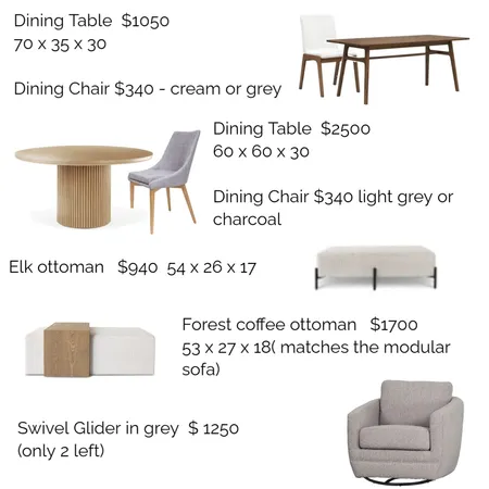 furniture options Interior Design Mood Board by kvandam on Style Sourcebook
