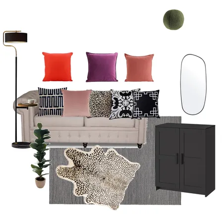 Nichelle Living Room Interior Design Mood Board by BrickandPattern on Style Sourcebook