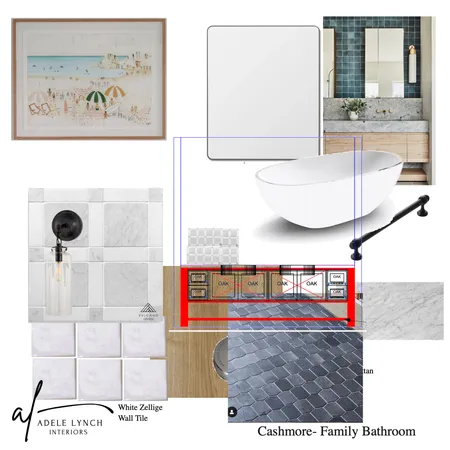 Cashmore- Family Bathroom Interior Design Mood Board by Adele Lynch : Interiors on Style Sourcebook