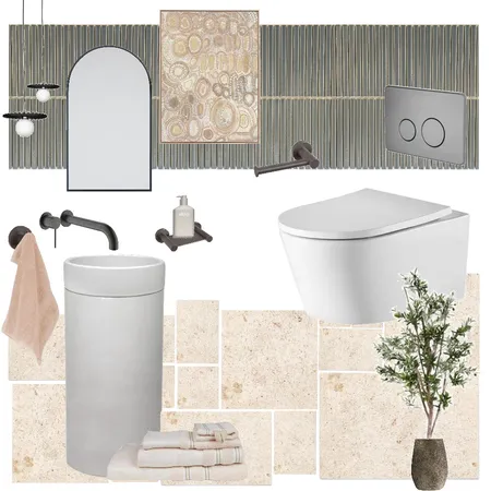 Powder Room Interior Design Mood Board by Tradelink Penrith | Showroom on Style Sourcebook