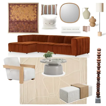 Contemporary Rusty Interior Design Mood Board by envisual design on Style Sourcebook