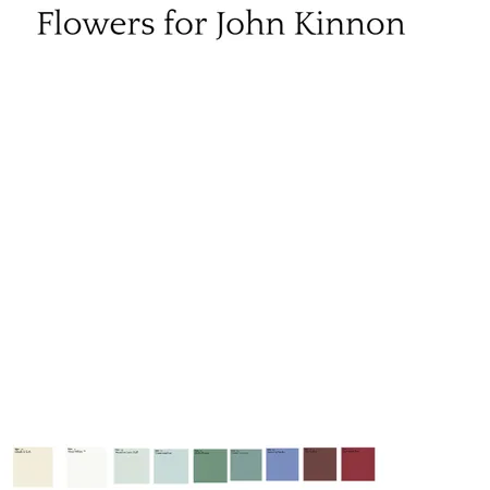 Flowers For John Kinnon Interior Design Mood Board by botanicalsbykb@gmail.com on Style Sourcebook