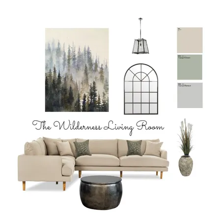 The Wilderness Living Interior Design Mood Board by creative grace interiors on Style Sourcebook