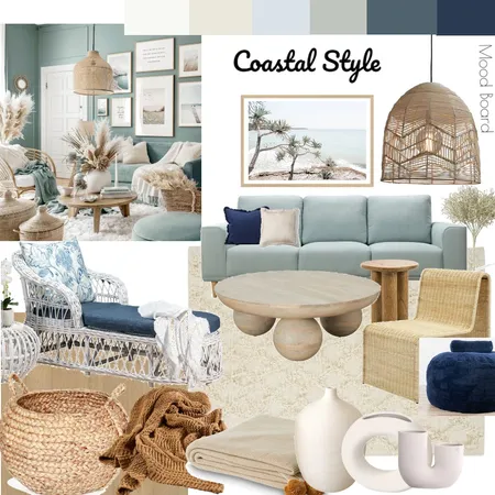 Coastal Living Room Interior Design Mood Board by StellaMudz on Style Sourcebook