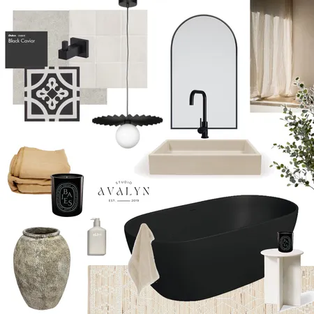 Desert Bathroom Love Interior Design Mood Board by STUDIO AVALYN on Style Sourcebook