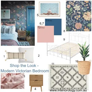 Modern Victorian Bedroom Inspiration Moodboard Interior Design Mood Board by interiorology on Style Sourcebook