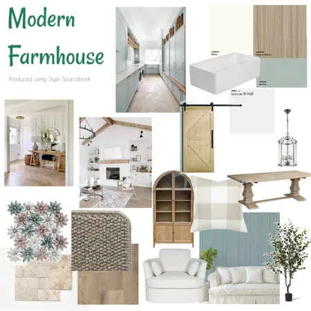 Modern Farmhouse Interior Design Mood Board by shannan_welch on Style Sourcebook