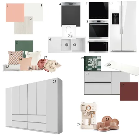 Sampleboard Keuken Interior Design Mood Board by Amber Vandenbulcke on Style Sourcebook