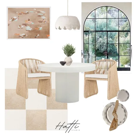 Mediterranean Dining Interior Design Mood Board by Hatti Interiors on Style Sourcebook