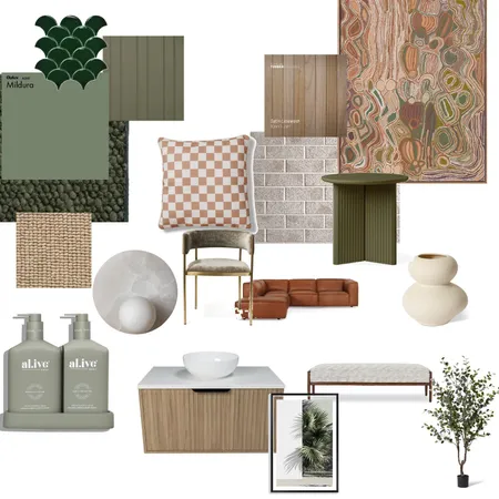 green Interior Design Mood Board by elmo2 on Style Sourcebook