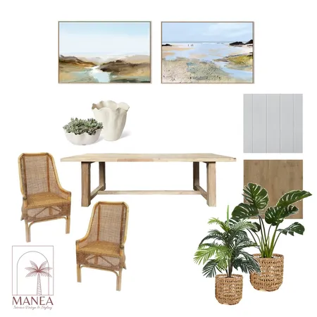 Coastal Dining Interior Design Mood Board by Manea Interiors on Style Sourcebook