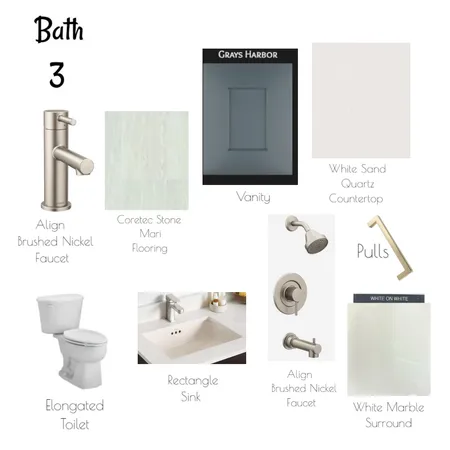 AC 54 Bath 3 Interior Design Mood Board by jallen on Style Sourcebook