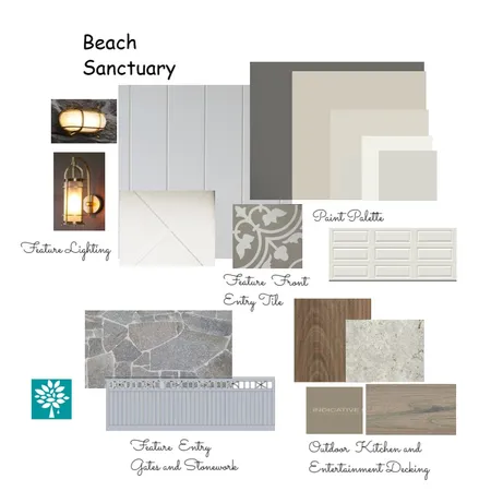 Beach Sanctuary Interior Design Mood Board by Eden House Interiors on Style Sourcebook