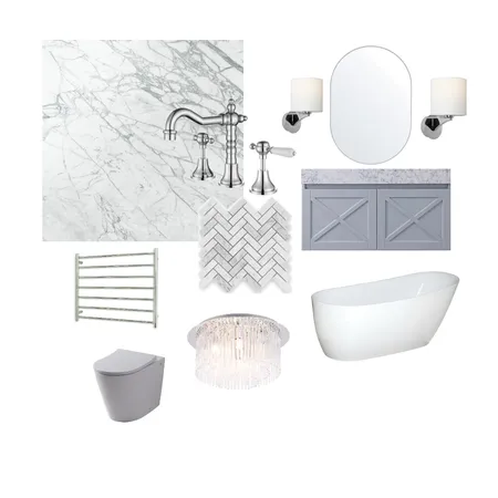 Main Bathroom Interior Design Mood Board by karentuesta@gmail.com on Style Sourcebook