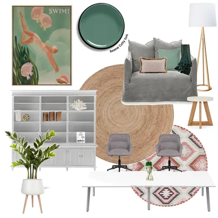 Bardon Home Office Project Interior Design Mood Board by Savvi Home Styling on Style Sourcebook