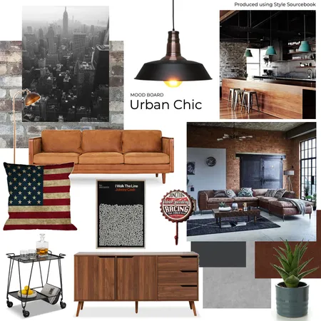 Urban Chic Moodboard Interior Design Mood Board by Sweeting Studio on Style Sourcebook