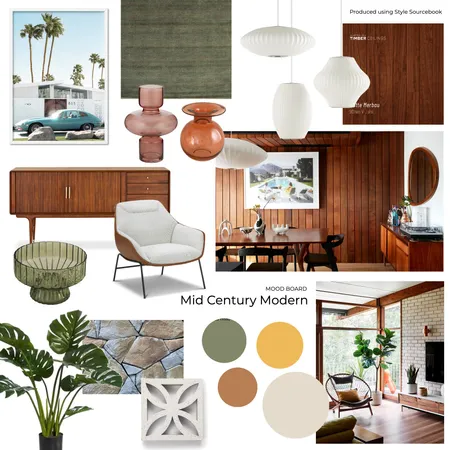 Mid Century Modern Moodboard Interior Design Mood Board by Sweeting Studio on Style Sourcebook