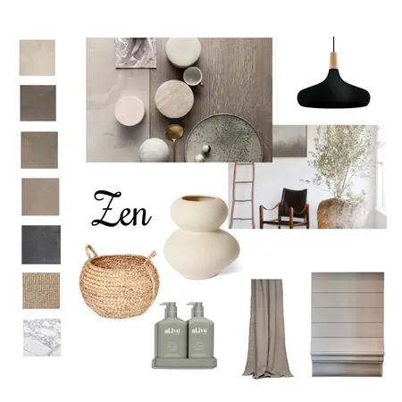 zen Interior Design Mood Board by Phoeby on Style Sourcebook