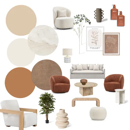 beige orange Interior Design Mood Board by elmo2 on Style Sourcebook