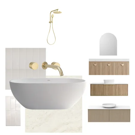 Main Bathroom Interior Design Mood Board by simonemacdonald@hotmail.com on Style Sourcebook