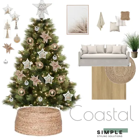 Coastal Christmas Interior Design Mood Board by Simplestyling on Style Sourcebook