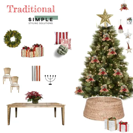 Traditional Christmas Interior Design Mood Board by Simplestyling on Style Sourcebook