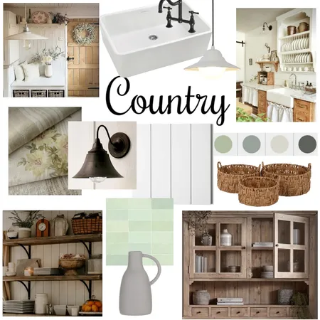 Country Interior Design Mood Board by avrilneden@yahoo.co.uk on Style Sourcebook