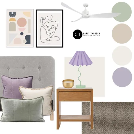 Master bedroom S23 Interior Design Mood Board by Carly Thorsen Interior Design on Style Sourcebook