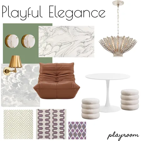 PLAYFUL ELEGANCE - Playroom Interior Design Mood Board by RLInteriors on Style Sourcebook